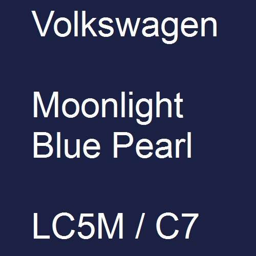 Volkswagen, Moonlight Blue Pearl, LC5M / C7.